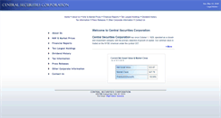 Desktop Screenshot of centralsecurities.com